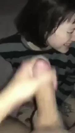 Cute Asian Babe's First-Time Facial Cum Blast