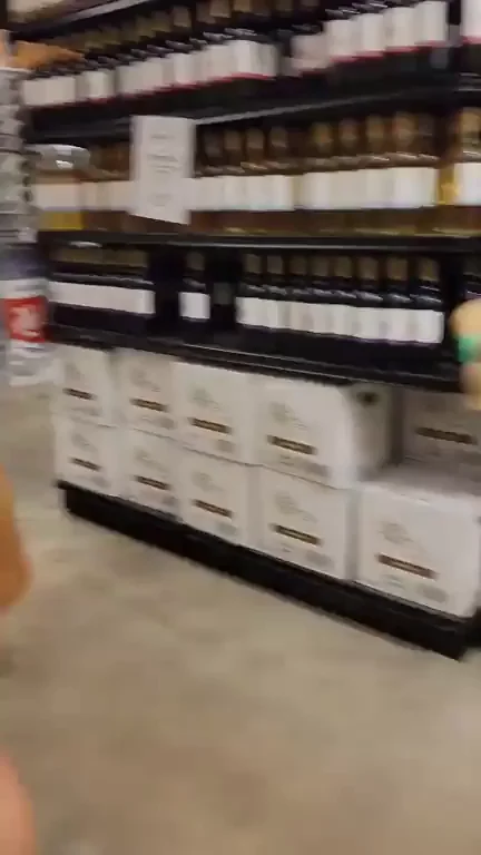 🛒 Naughty Whole Foods Tease & Flash GIF 🔥