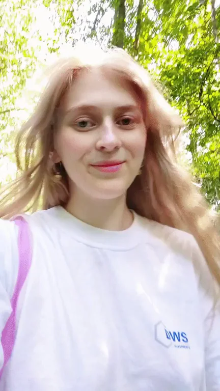 Blonde Babe's Tits Bounce Wild on Forest Walk 🍃💦