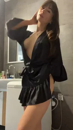 Sneaky Bathroom Boob Squeeze Titty Drop While Friends Chill Nearby
