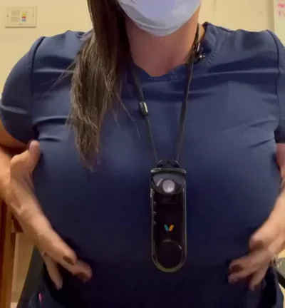 All work and no titty drop would make this nurse a dull girl