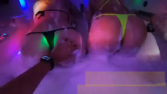 Neon Glow Ass Tease: Twin Booties Begging for Your Load – OF Drop $4