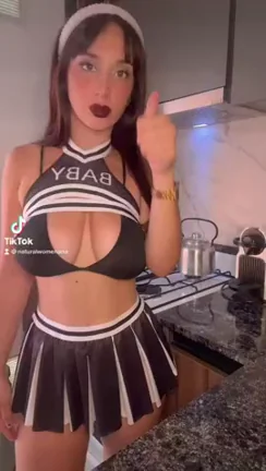 Hot cheerleader baby