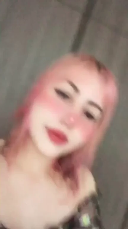 Burning Hot Pink-Haired Busty Asian Tease