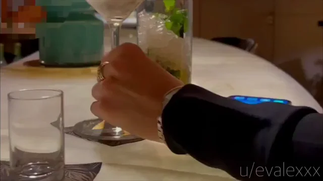 My husband likes to take me with him to business events. An unexpected meetingðŸ¸ in a lobby bar turned into a passionate threesome with anal in the room.