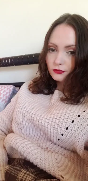 Inviting Fuckdoll Pussy Tease in Sweater Seduction