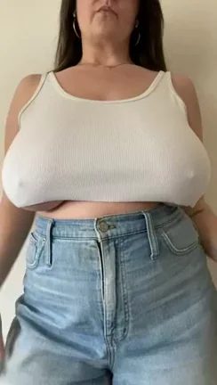 Hot Goddess Next Door Teases Her Massive Natural Tits
