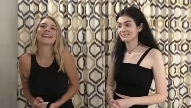 Blushing Babe Gets Topless & Embarrassed 😳🍒 [OC]