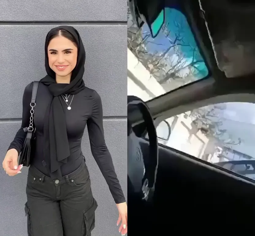 Cute innocent hijabi sucking cock in the car like a good girl