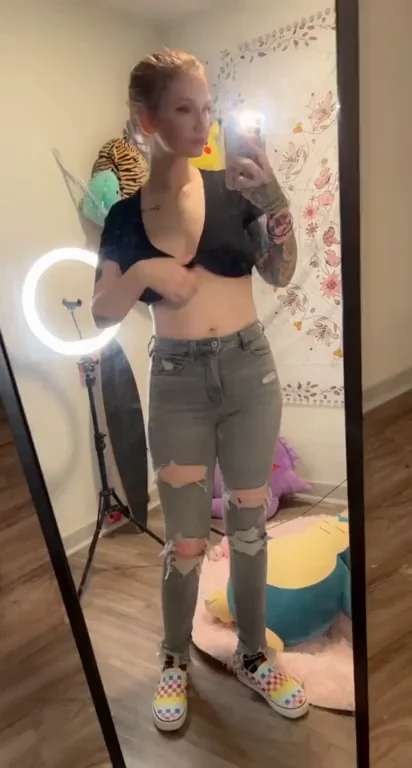 Barely Legal Blonde Tease: Should I Pierce These Perky Nipples?