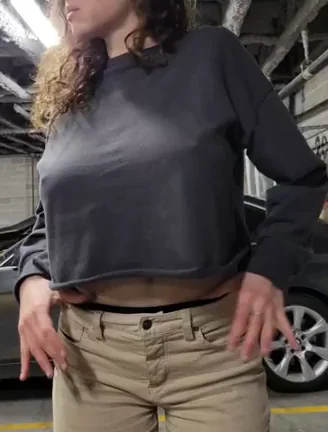 Garage Slut's Massive Titty Drop Bounce