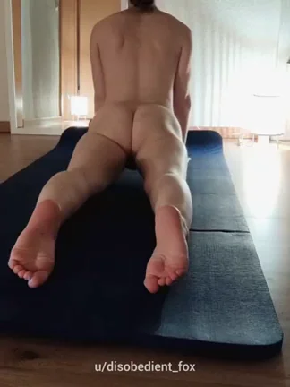 Yoga is more relaxing when done naked