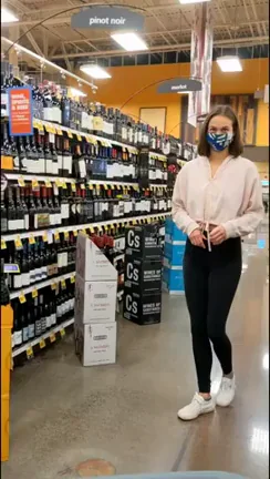 Getting naughty in the wine aisle
