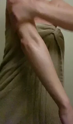 POV: Hidden Cam Catches My Massive Surprise Under the Towel 🏠🔥🍆