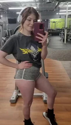 Flashed at my gym. I hope the manager enjoys the security footage haha