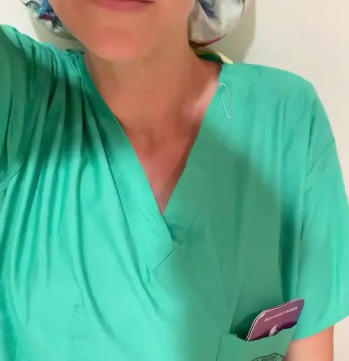 I want to burst out of these scrubs|