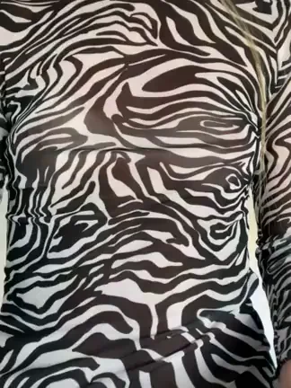 Boyfriend Snoozing While I Twerk My Juicy Ass in Sheer Zebra Dress 🍑🔥 [OC]