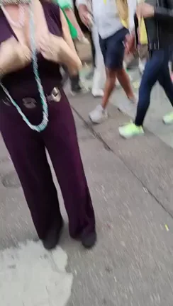 My girl had to get some beads too!