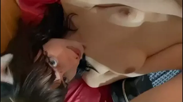 😻 Cat Girls Rule: Petite Kitty Tease with Perky Tits & Naughty Mask 🐱💦