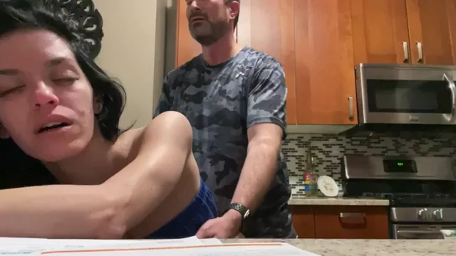 Quickie in the kitchen