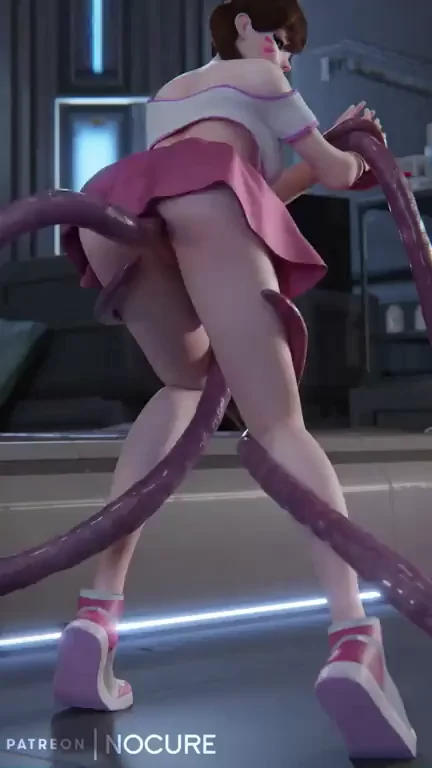 🍑 D.Va Tentacle Fucked Hardcore! 🦑💦 (NoCure Overwatch Hentai)
