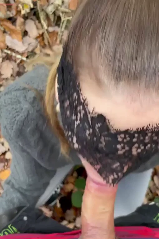 sucking him off in a crowded park