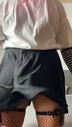 Trans Hottie Takes Charge with Thick Cock Tease