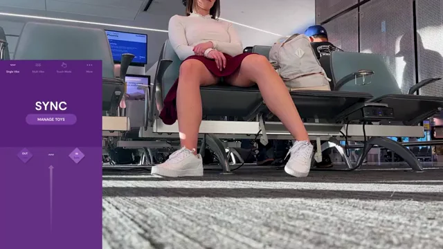 Strutting See-Through Bikini in Public Airport 😈👙🔥
