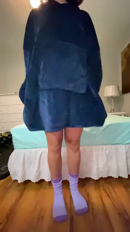 Naughty Wife's Teasing Peek Under the Hoodie 😏💦