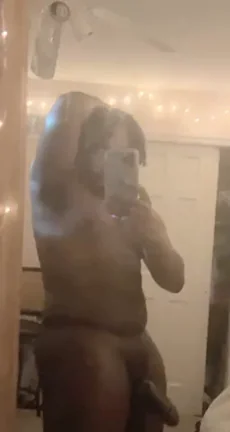Am I thick enough to be here? He's not even awake yet.