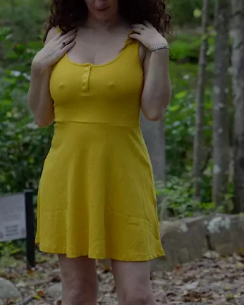 I love the feeling of being braless