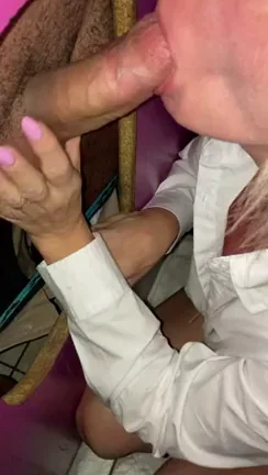Gloryhole MILF Devours Thick Latino Shaft, Hubby Films Booth Sharing Frenzy