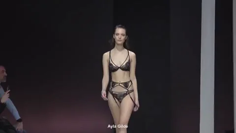 Top-Notch Lingerie Strut in Sultry Paris Shadows