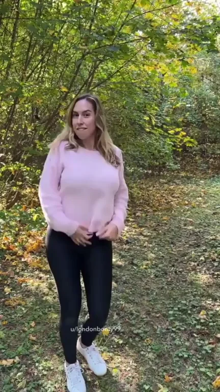 Spreading My Tight Asshole in the Woods 😈🌳 No Hikers Caught Me!