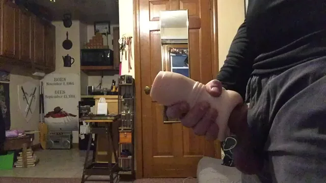 Too much cum for one toy