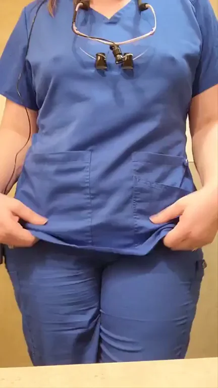 Titty drop before or after you get your teeth cleaned?