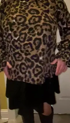 Rawr! 🐆 Fulfilling My Wild MILF Urges in Leopard Print 🔥