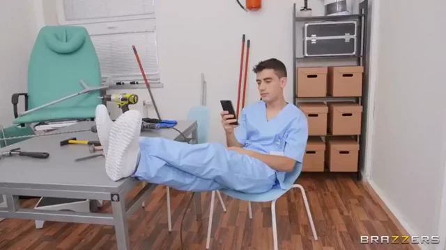 Nurse's Pre-Shift Dildo Pound & Creampie Fuck Fest