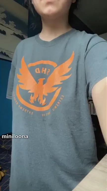 😲 Surprise Massive Titties Under Gamer Tee! 🍒🔥