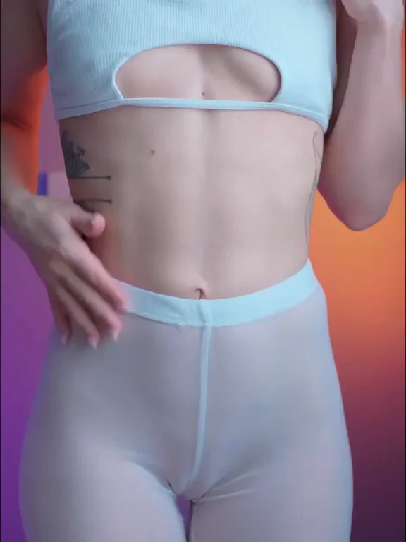 Flat Chest Slut Teases Her Tiny AA Tits