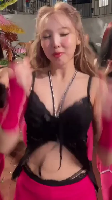 Nayeon's Throbbing Cleavage Valleys Exposed