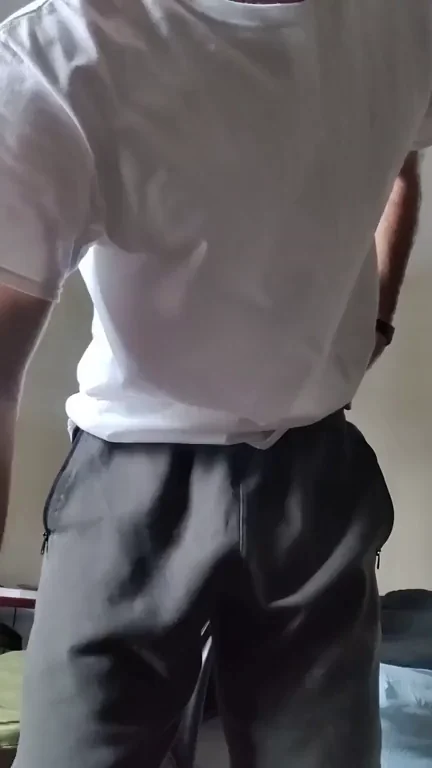 Tight Red Briefs Bulge Tease: Hope You Like This Hung View