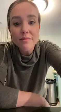 REAL QUICK! I need to show you these huge tits before he gets home