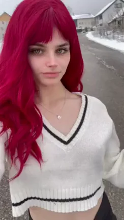 i got too horny on my way home from school| hope no one saw me flash my 18 years old tits, cant wait to get home to do something about it|