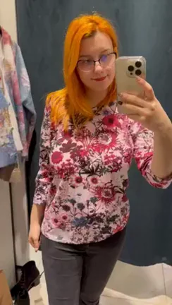 🔥 Thick Redhead Tease: Grab These Massive Tits in the Fitting Room! 🍈🍈