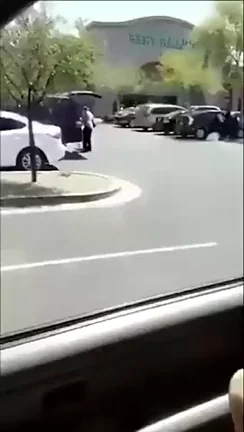 Sucking Fat Dildo in Car at Busy Walmart Parking Lot 😈🍆🚗