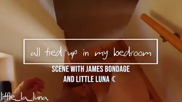 Tied & fucked in my bedroom