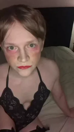 🖤 See What a Cock-Hungry Sissy Slut I Am! 🍆💦