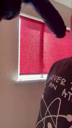 Gagged Deep on Big Blue Trans Cock! 🍆💦