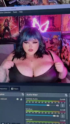 BBW Babe's Massive Tits Begging to Burst Free